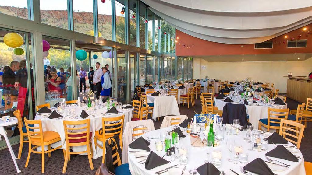 VENUE FACT SHEET: MADIGANS FUNCTION ROOM Facilities: Carpeted venue with expansive sliding glass windows overlooking the MacDonnell Ranges Venue opens onto a covered veranda pitched to open up the