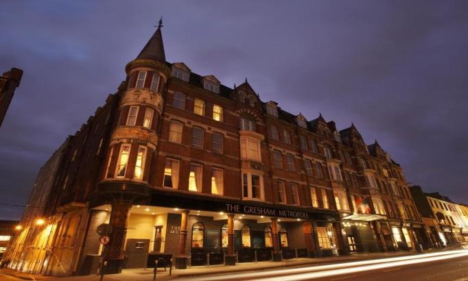 The Metropole 3* In the heart of Cork City Centre, the Metropole Hotel Cork is just a short stroll from the