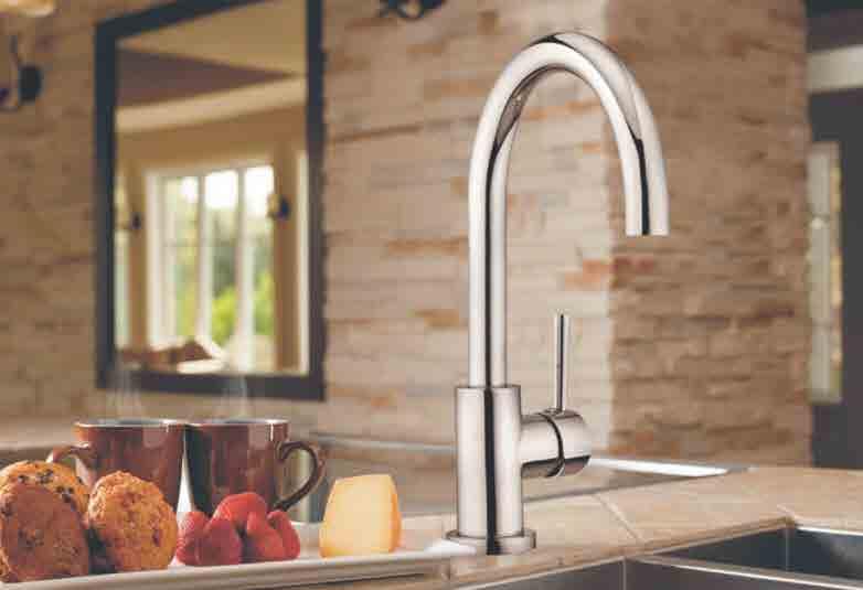 KITCHEN FAUCETS 76401 Single Handle Pull-down Kitchen Faucet Forging brass construction with solid brass waterway 35mm Ceramic Disc Cartridge 3/8" Compression Stainless Steel Flexible Hoses Included