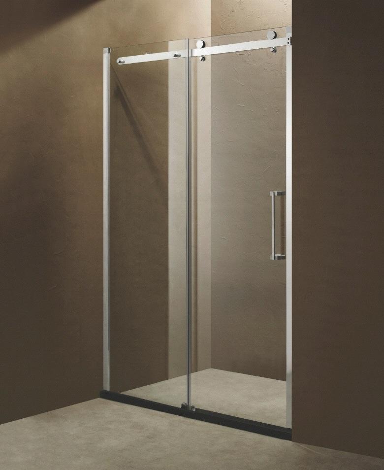SHOWER DOORS K-M6A Dimensions: 60" X 75" 8 MM tempered clear glass Stainless
