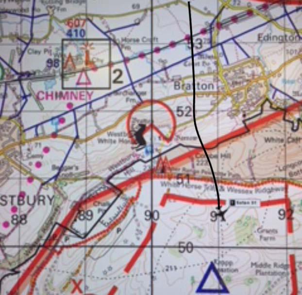 The Salisbury Plain Danger Area is surrounded by numerous GA landing sites; without the benefit of FLARM or TCAS the see-and-avoid principle is the primary MAC mitigation conducted by all aircrew.