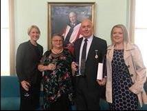 Some members visited the Vimy at Adelaide Airport in March for a lecture on the historic flight then retired to the Lockley's Hotel for a meal and to raise a few glasses to celebrate the Crew, their