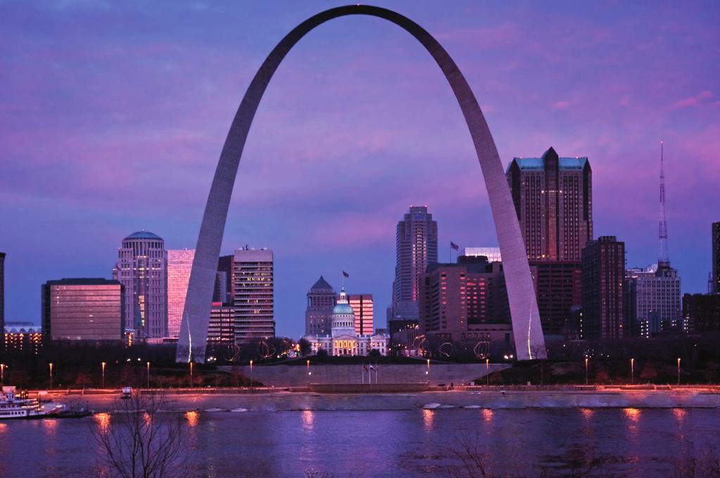 St. Louis Spring Getaway Trip 18Z-1 April 27th - 29th, 2018 Day 1 - Arrive in St. Louis, MO Four departure points are available for your convenience.