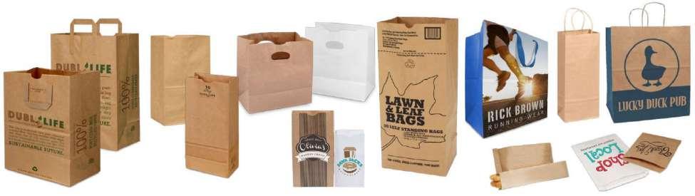 Some innovative concepts that are available to customers include specialty bags for direct food contact, a large selection of handled bags to suit any need from
