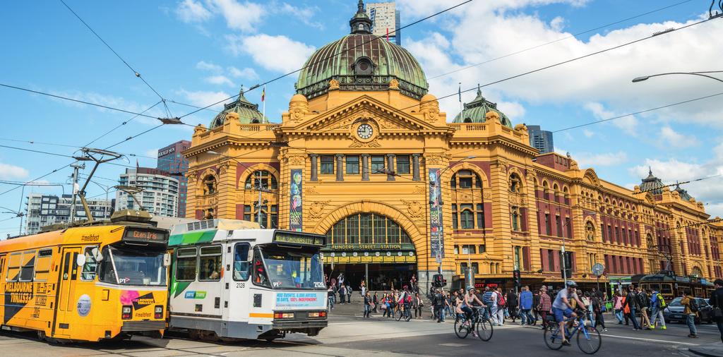 Melbourne, Australia Market Report April 2019 Flinders Street Station, Melbourne Melbourne Hotel Outlook Melbourne is about to experience a burst of hotel supply that is set to test the strength of