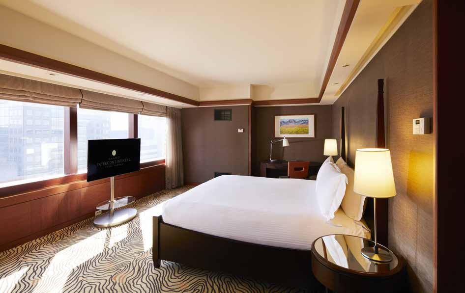 GUEST ROOMS ROOM & SUITES Experience a superior level of comfort and relaxation exclusive to Grand Intercontinental Seoul Parnas with our guest rooms and suites furnished with elegantly
