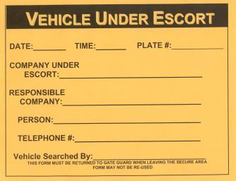 Ramp permits All vehicles, except those under escort, must display a current SLCDA vehicle ramp permit. Permits are available from the Access Control Office.