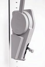 capacity adjustment from 14kg-20kg Completely covered steel mechanism; no visible screws for a cleaner look Can be wall