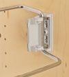 Aluminium WSS212 Side Mounted Shoe Rack, Adjustable from 830mm to 1130mm Aluminium WSS209 Front