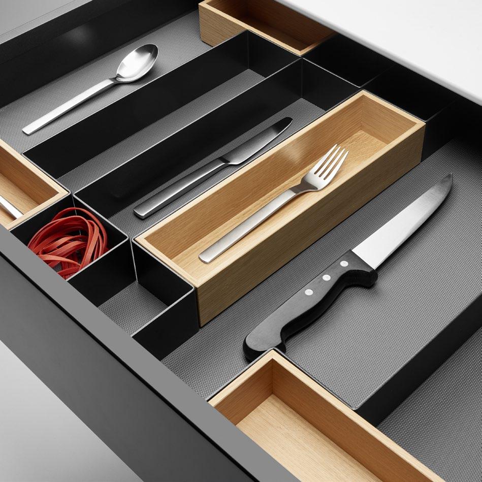underneath to create a unique, attractive finish GENERAL HOME & WARDROBE STORAGE DRAWER ORGANISERS How does it work?