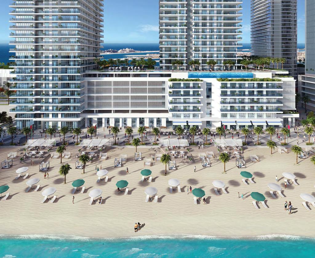 COME HOME TO BAYSIDE PERFECTIO Just like Miami Beach is the getaway destination for the privileged Floridians so will Emaar Beachfront be touted as the preferred resort-style community among Dubai s