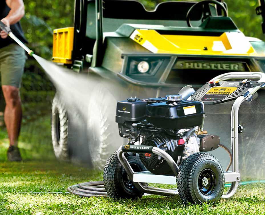 With top quality products that meet the demands of the toughest jobs, Hustler pressure washers are strong, durable machines that provide a