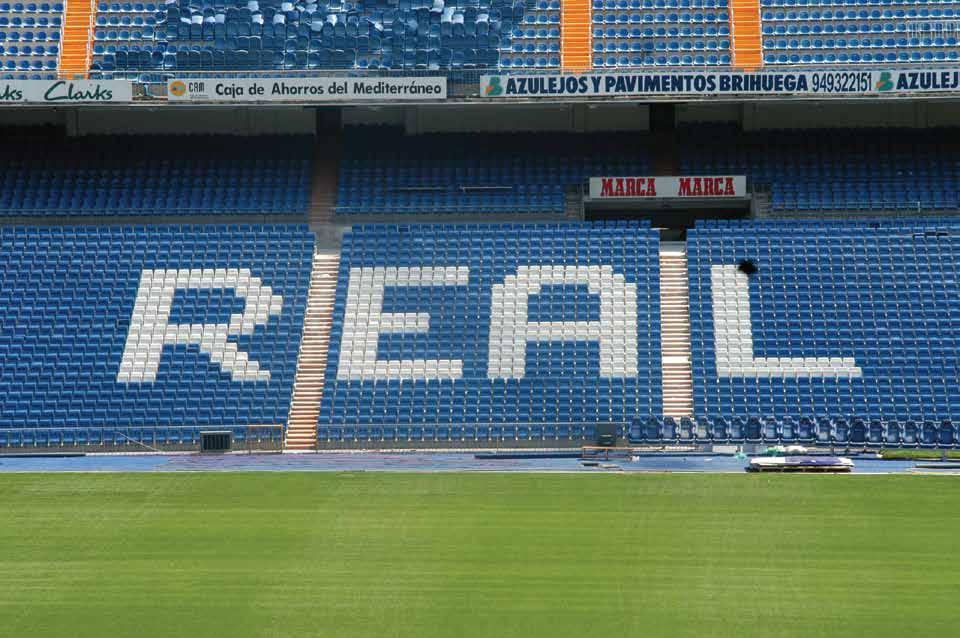 Real Madrid Football Stadium (Santiago Bernabéu Stadium).