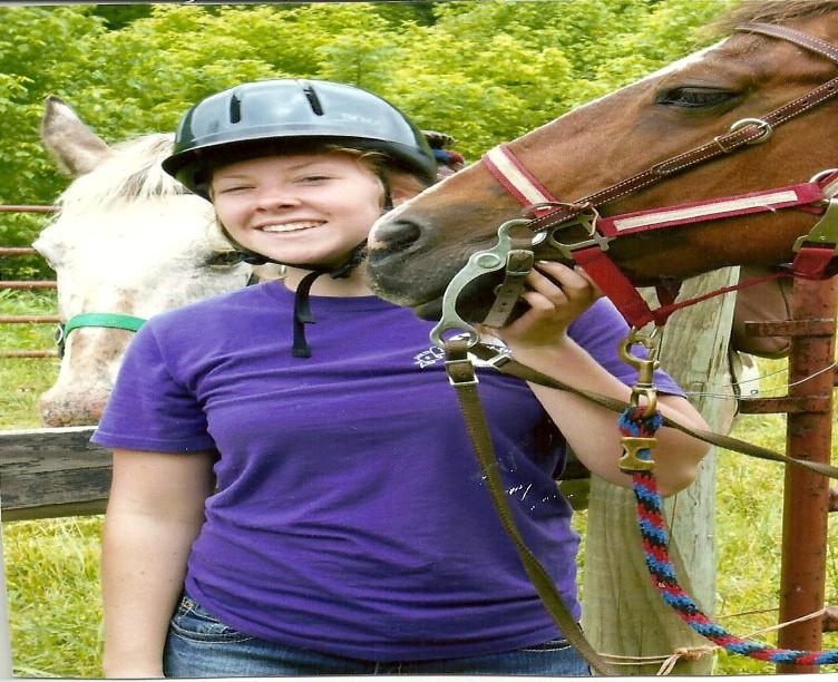 Judah Yontz and Aubri McClure wrote thank you notes expressing their appreciation for our help. This picture is Aubri McClure with her horse Lindie. Aubri is Arlene England s Granddaughter.