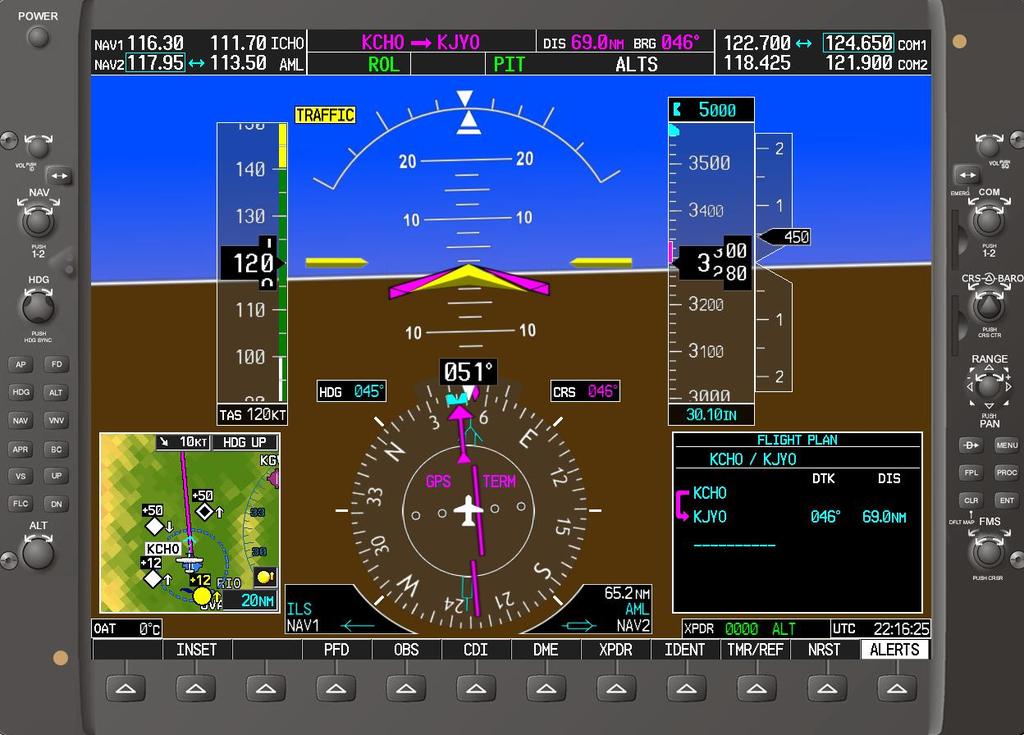 GFC 700 - After Takeoff Press the FD key to engage the Flight Director.