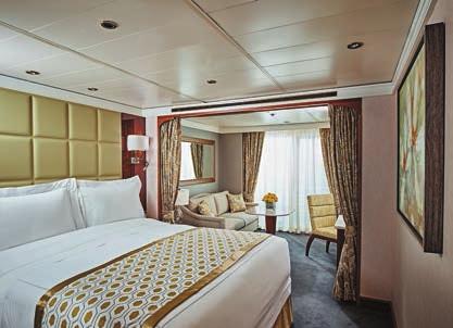 Roundtrip Business Class Air* on All Intercontinental Flights Welcome Bottle of Champagne & Fresh Fruit Private Balcony Sitting Area Marble & Stone Detailed Bathroom European King-Size Elite