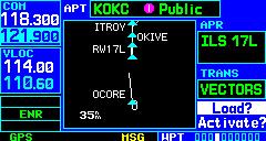 SECTION 9 VLOC RECEIVER 6) Turn the large right knob to highlight Load? or Activate? (Figure 9-8) and press the ENT Key. ( Load?