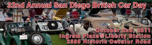 This year s 32nd annual British Car Day will be held on Sunday, October 2nd at Ingram Plaza in Liberty Station.
