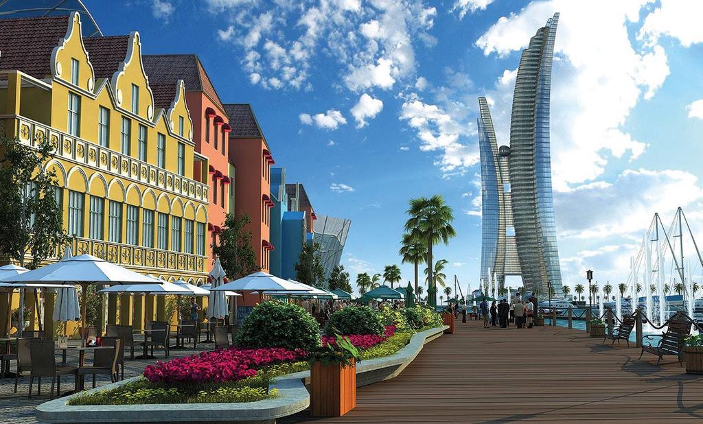LUXURY LIVING Property Melaka Gateway mall, medical center, marina and yacht club, and Durrat Marina, a 6,458,346sqft, USD 1.