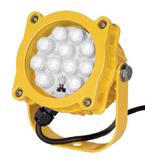 LED 16 Watt Docklight 50,000 Hours average rated life, 100-240 Volts 16 Watt Low Power and High Performance Very uniform spot with an average of 6 FC at back of 53 foot trailer Uses 82% less energy