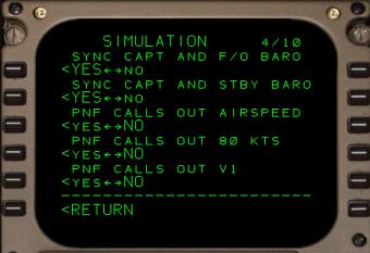 We recommend that the F/O's altimeter and Standby altimeter syncs to the Captain's altimeter as shown