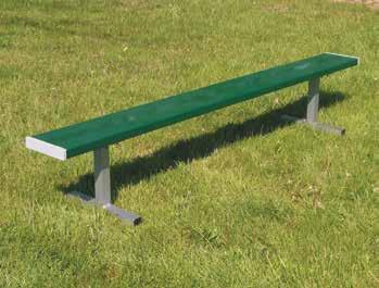 BENCHES Aluminum or Steel Legs National Recreation