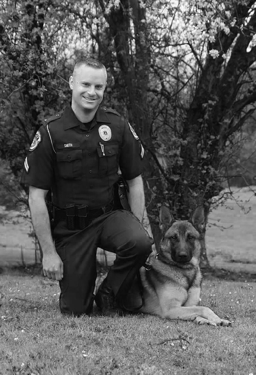 Summer 2016 Page 3 Ellisville Police Department Welcomes New Canine Officer Dark Officer Dark is a 1 1/2 year old German Shepherd who was imported from the Slovak Republic.