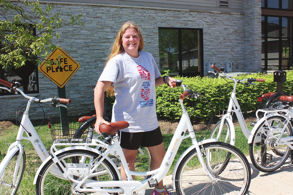 Summer 2016 Page 5 Ellisville Bike Share Memberships Are Now Available Riding a bike can be a lot of fun, a great low impact cardio workout and a wonderful way to enjoy the outdoors and explore your