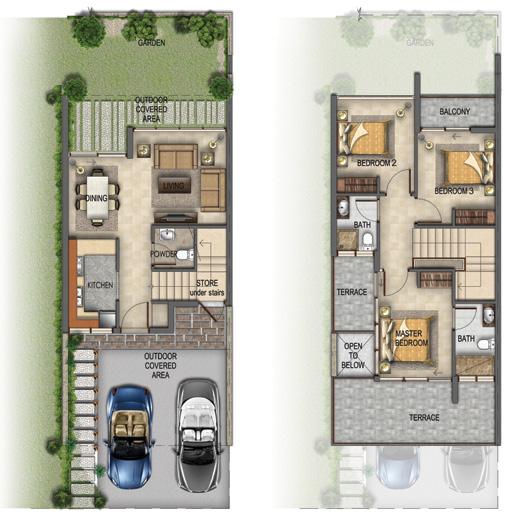 AKOYA FRESH TYPICAL FLOOR PLANS VILLA TYPE RR-EE GROUND FLOOR FIRST FLOOR Unless stated above, all accessories and interior finishes such as wallpaper, chandeliers, furniture, electronics, white