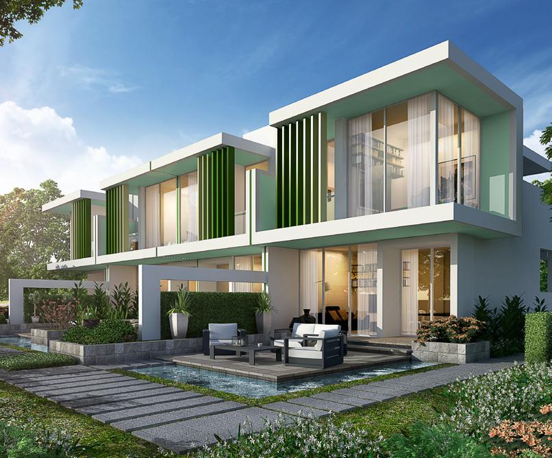 OVERVIEW 3 bedroom villas in 3 types with private