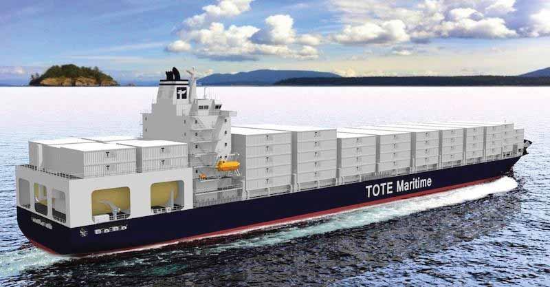 offshore vessels, high-speed ferries, LNG carriers, and roll-on/roll-off (RO/RO) and container ships. In the U.S., carriers such as Tote Inc.