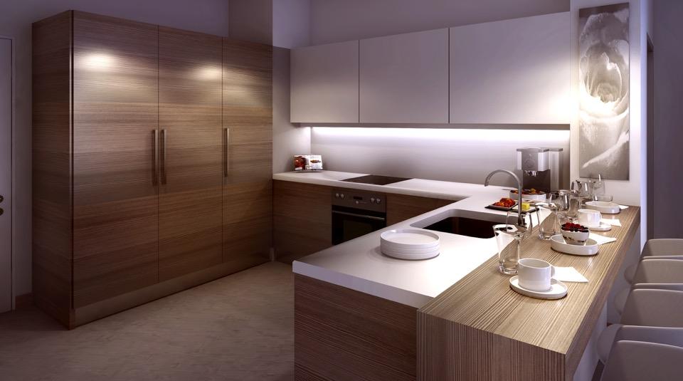 A STATEMENT FOR EXCEPTIONAL Taste FULLY-EQUIPPED KITCHENS FEATURING STAINLESS STEEL