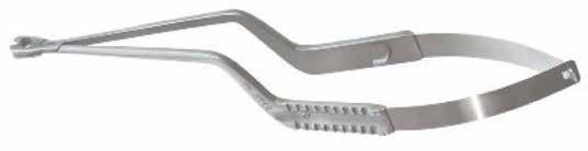 357580 Straight, 7 mm 357581 Straight, 8 mm 357582 Angled, 9 mm 357583 Slight curve, 9 mm 357586 Applying forceps for Micro-Aneurysm Clips, 7-1/2" (19 cm) Caution: These clips should be compressed