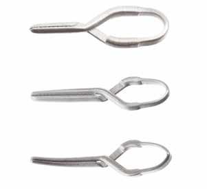 BULLDOG AND MICRO VESSEL CLAMPS Micro Vessel Clamps MINI-ANEURYSM BULLDOG CLIPS AND APPLIERS 357590 357591 Closing force is approximately 170 grams. Single use only.