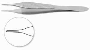 TITANIUM INSTRUMENTS FORCEPS AND CLAMPS Tissue and Dressing Forceps ADSON TITANIUM DRESSING FORCEPS 359361 Flat handle.
