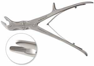 RIB INSTRUMENTS Rongeurs DALE FIRST RIB RONGEUR 342142 342142 3 x 15 mm jaw, 14-1/2" (37 cm) RIB INSTRUMENTS Rongeurs PILLING STILLE-LUER DUCKBILL RONGEUR 341803 341803 Angled, 5 mm wide