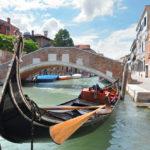 Head along the Grand Canal past a vista of stunning palaces and