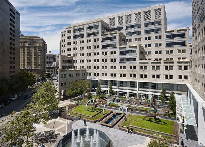 PROPERTY OVERVIEW Two-tower, 9 and 10-story Class A building, featuring flexible, ±40,000 RSF floor plates Recently renovated outdoor plaza & lobbies San Francisco s