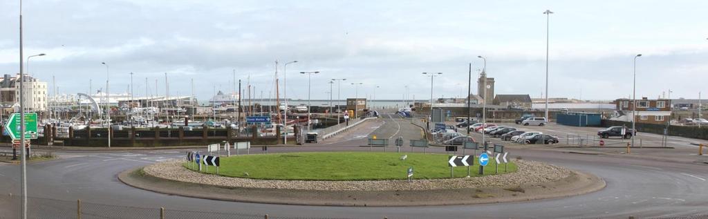 A20 Junction Improvement Works Progress Work on the Prince of Wales round about