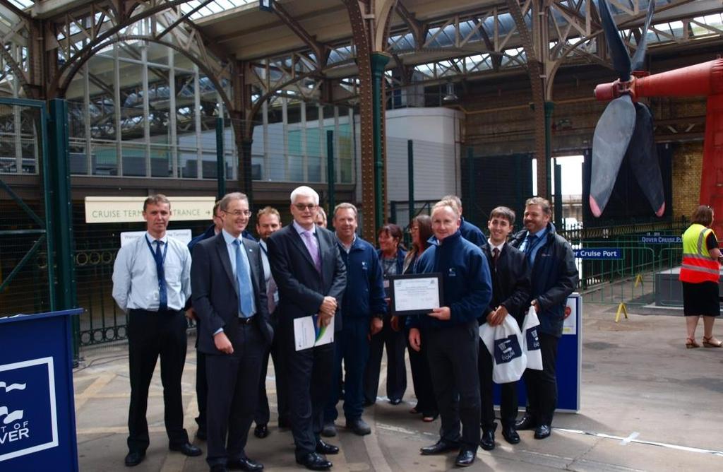 DWDR project achieves sustainability excellence award The Port of Dover secured a top sustainability award from CEEQUAL for the port s flagship development of the Western Docks and the town s