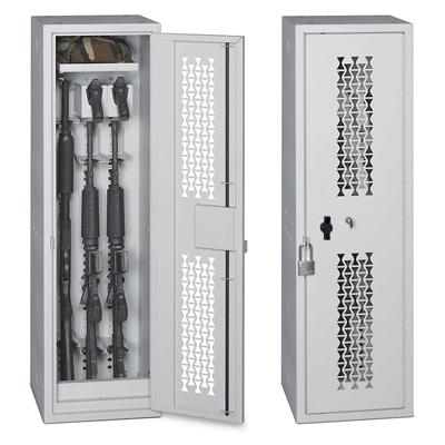 Weapon Storage Lockers Our Weapon Locker was designed to look like a standard locker but inside is complete with a full Universal Weapons Component Back Panel.