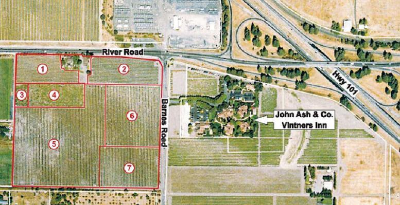 4 Colliers International - Exclusives May 04, 007 LAND - For Sale 700 River Rd Fulton, CA 95439 APN: 059-60-0-- Land 00504505 $6,000,000,38,846 $4.84 Total Acres: 8.44 Useable Acres: 8.