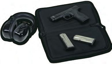 (Ammo Carrier) - Two padded zippered gun pockets -