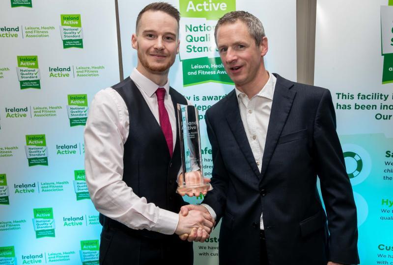 The Supplier of the Year for 2019: Complete Leisure Supplies. This award was sponsored & presented by Ireland Active.