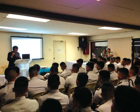The conduct of lectures to cadets and students of maritime academy and training school were to profile the work of ReCAAP,