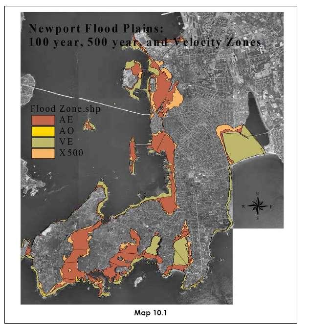 Floodplain Chapter 10 of city s Hazard Mitigation Strategy Newport Harbor area