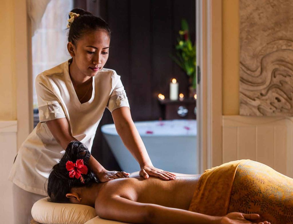 techniques of Balinese massage, melt your cares away.