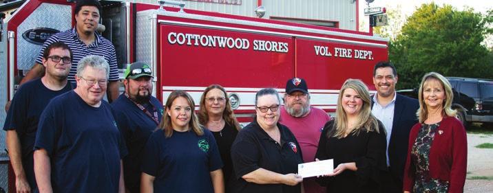 pec.coop PEC obtains 5K in matching grants from CoBank for three local nonprofits Matching funds bring total contributions to more than 13K Cottonwood Shores VFD received a 1,000 Sharing Success