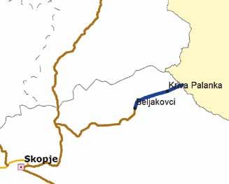 Annex Priority Project name Construction of the railway section Beljakovce-Kriva Palanka-Border with Bulgaria Rail Corridor VIII Regional Participant the former Yugoslav Republic of Macedonia Total