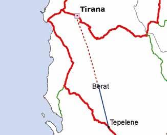 Comprehensive and Core Network Development Plan Priority Project name Construction of central East Corridor and central South Corridor (Berat to Tepelene) Road Route 2c Regional Participant Total